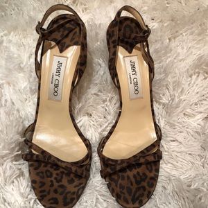Jimmy Choo cheetah sandals